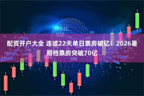 配资开户大全 连续22天单日票房破亿！2026暑期档票房突破70亿